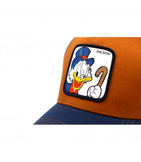 trucker Picsou blu beige trucker Picsou blu beige